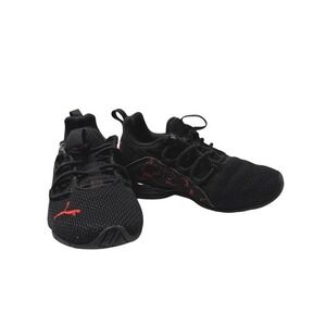 PUMA 377195-01 Axelion City‎ Escape Puma Black Low Top Sneakers 12C Kids Boys